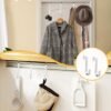 550x550-44180.jpg Unyqoos® Zilverkleurige multifunctionele hanghaken set voor deuren en kasten
