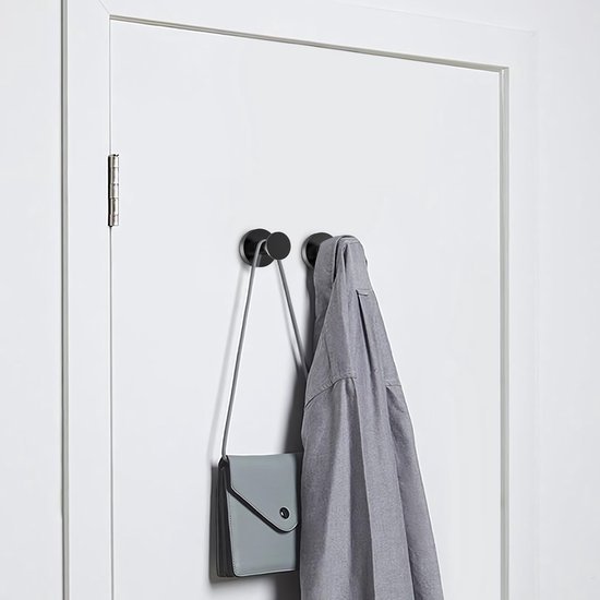 Unyqoos® Set van 4 krachtige magneethaken voor veelzijdig gebruik in huis en kantoor