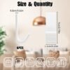 550x550-44194.jpg Unyqoos® Set van zes sterke zelfklevende haken voor veelzijdig gebruik in huis