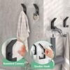 Unyqoos® Set van vijf moderne wandhaken voor kleding en accessoires in huis