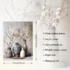 550x550-44276.jpg Unyqoos® Retro canvas poster met keramische vaas en bloemen voor huisdecoratie