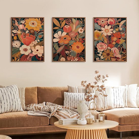 550x550-44330.jpg Unyqoos® Abstracte Botanische Canvas Kunst Set voor Minimalistische Wanddecoratie