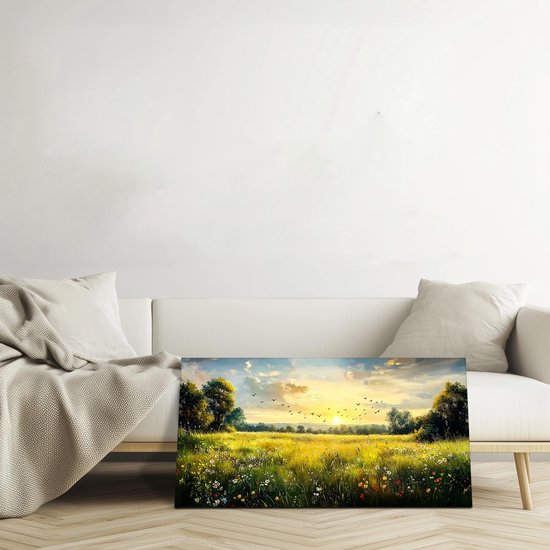 Unyqoos® Schitterende Canvas Wandkunst voor Elke Ruimte - Landschap en Esthetiek in Moderne Stijl