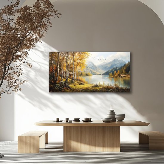 Unyqoos® Verbluffende Landschap Canvas Kunst voor Stijlvolle Wanddecoratie