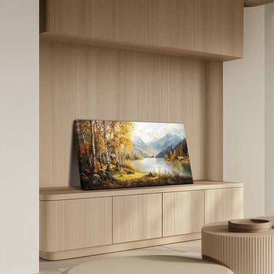 Unyqoos® Verbluffende Landschap Canvas Kunst voor Stijlvolle Wanddecoratie