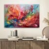 Unyqoos® Moderne glaskunst wanddecoratie voor woonkamer en slaapkamer 60x40 cm