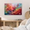 Unyqoos® Moderne glaskunst wanddecoratie voor woonkamer en slaapkamer 60x40 cm