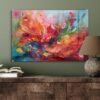 Unyqoos® Moderne glaskunst wanddecoratie voor woonkamer en slaapkamer 60x40 cm
