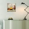 Unyqoos® Canvas Kunstdruk Peer Motief voor Stijlvolle Wanddecoratie in Huis en Kantoor