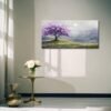 Unyqoos® Moderne Levensboom Canvas Schilderij Voor Diverse Ruimtes 50 x 100 cm