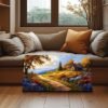 Unyqoos® Esthetische Canvas Wanddecoratie Met Kleurrijke Landweg Voor Diverse Interieurs, 50 x 100 cm
