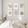 550x550-44509.jpg Unyqoos® Set van 6 Moderne Kunstdrukken op Canvas voor Stijlvolle Wanddecoratie in Huis en Kamer