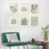 550x550-44513.jpg Unyqoos® Set van 6 Moderne Kunstdrukken op Canvas voor Stijlvolle Wanddecoratie in Huis en Kamer