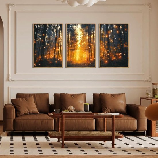 550x550-44615.jpg Unyqoos® Abstracte Botanische Muurdecoratie Set voor Slaapkamer en Woonkamer