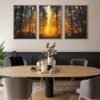 550x550-44616.jpg Unyqoos® Abstracte Botanische Muurdecoratie Set voor Slaapkamer en Woonkamer