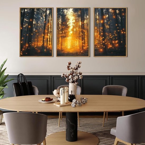 550x550-44616.jpg Unyqoos® Abstracte Botanische Muurdecoratie Set voor Slaapkamer en Woonkamer