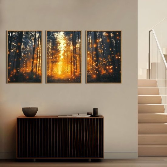 550x550-44617.jpg Unyqoos® Abstracte Botanische Muurdecoratie Set voor Slaapkamer en Woonkamer