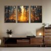 550x550-44619.jpg Unyqoos® Abstracte Botanische Muurdecoratie Set voor Slaapkamer en Woonkamer