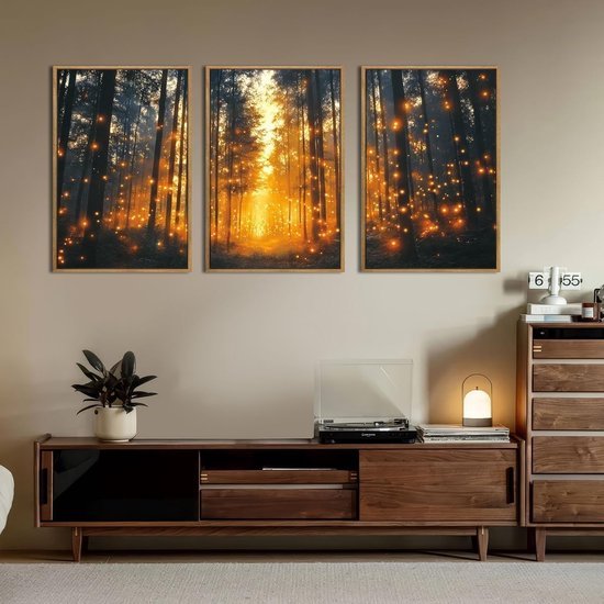 550x550-44619.jpg Unyqoos® Abstracte Botanische Muurdecoratie Set voor Slaapkamer en Woonkamer