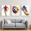 550x550-44644.jpg Unyqoos® Set van drie kleurrijke voetbalposters voor moderne wanddecoratie