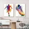 550x550-44646.jpg Unyqoos® Set van drie kleurrijke voetbalposters voor moderne wanddecoratie