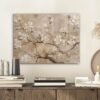 Unyqoos® Moderne bloemen wanddecoratie op voor elke kamer 40 x 30 cm