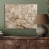 Unyqoos® Moderne bloemen wanddecoratie op voor elke kamer 40 x 30 cm
