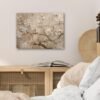 Unyqoos® Moderne bloemen wanddecoratie op voor elke kamer 40 x 30 cm