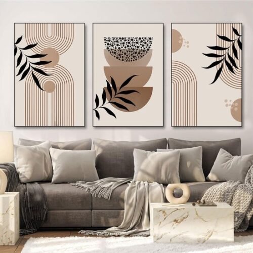 550x550-44701.jpg Unyqoos® Moderne boho canvas posterset met abstracte geometrische lijnen voor interieurdecoratie