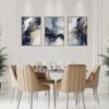 550x550-44711.jpg Unyqoos® Abstracte kunstset met blauwe en gouden tinten voor moderne wanddecoratie