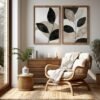 550x550-44717.jpg Unyqoos® Set van twee abstracte zwart-wit wandposters voor stijlvolle inrichting