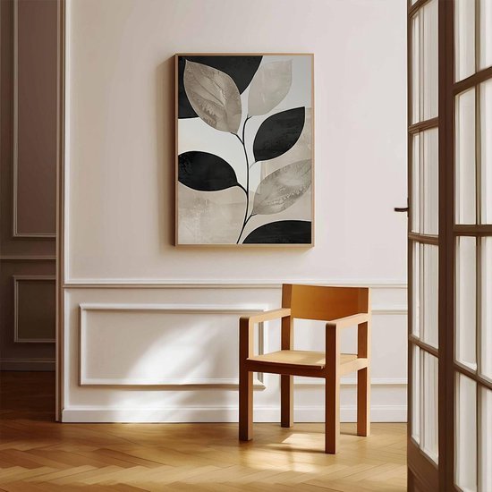 550x550-44718.jpg Unyqoos® Set van twee abstracte zwart-wit wandposters voor stijlvolle inrichting