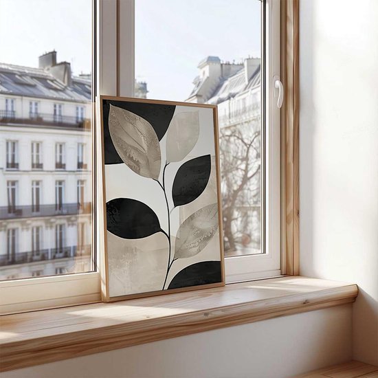 550x550-44720.jpg Unyqoos® Set van twee abstracte zwart-wit wandposters voor stijlvolle inrichting