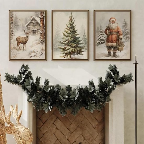 550x550-44752.jpg Unyqoos® Set van 3 Vintage Kunstposters met Winterse Thema's voor Huisdecoratie