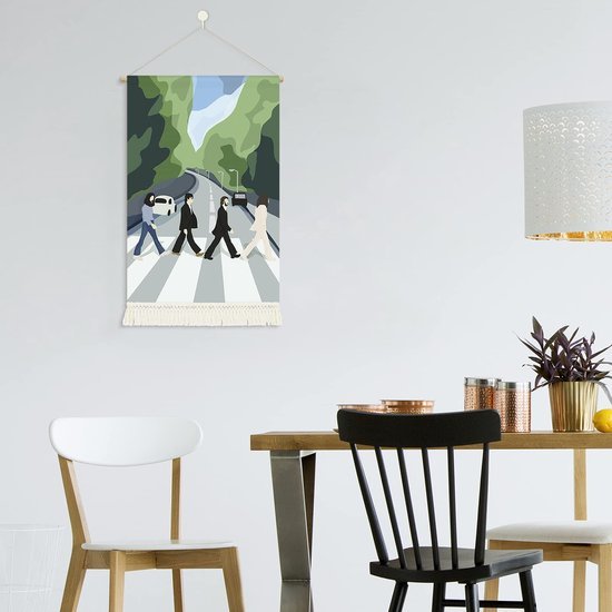 550x550-44761.jpg Unyqoos® Abstracte Canvas Hangposter met Muziekthema en Levendige Kleuren voor Muurdecoratie