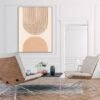 Unyqoos® Set van drie abstracte geometrische posters voor stijlvolle wanddecoratie