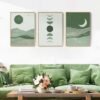 550x550-44843.jpg Unyqoos® Set van drie vintage abstracte kunstposters op canvas voor interieurdecoratie