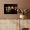 Unyqoos® Moderne muurschildering met kleurrijke print voor stijlvolle decoratie