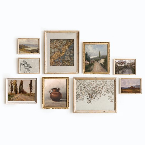 550x550-44870.jpg Unyqoos® Set van 9 Franse vintage posters voor stijlvolle wanddecoratie in huis