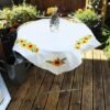 Unyqoos® Complete kruissteekset met zonnebloemontwerp voor tafelkleed van 80 x 80 cm