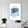 Unyqoos® Set van drie abstracte canvasposters voor moderne interieurdecoratie