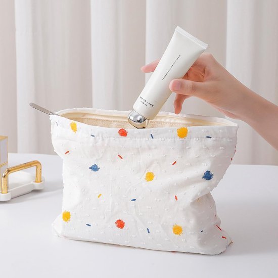 Ibenzoa® Handige en stijlvolle make-up tas voor reizen en dagelijks gebruik