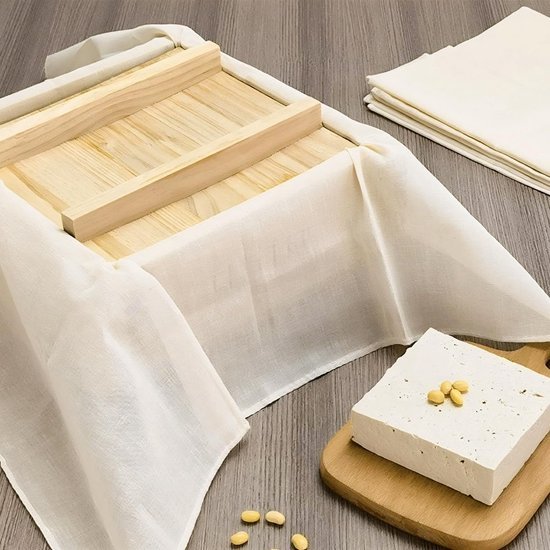 Ibenzoa® Herbruikbare katoenen passeerdoeken voor veelzijdige voedselbereiding en filtratie