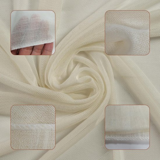 Ibenzoa® Herbruikbare katoenen passeerdoeken voor veelzijdige voedselbereiding en filtratie