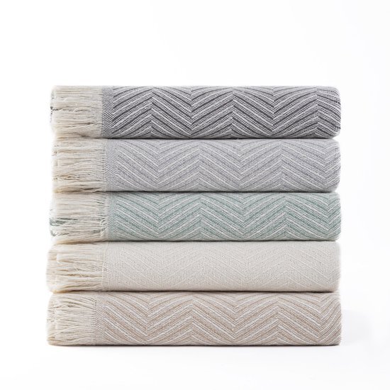 Unyqoos ® Veelzijdige Crèmekleurige Deken met Visgraatpatroon voor Bed en Bank, 125 x 180 cm Unyqoos ® Veelzijdige Crèmekleurige Deken met Visgraatpatroon voor Bed en Bank, 125 x 180 cm