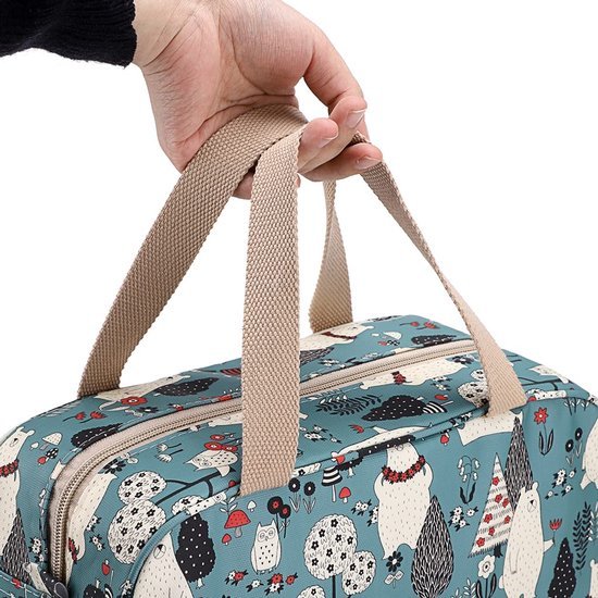 Ibenzoa® Ruime en veelzijdige toilettas voor reizen, zaken en picknicks Ibenzoa® Ruime en veelzijdige toilettas voor reizen, zaken en picknicks