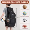Unyqoos® Ruime en veelzijdige sporttas voor ballen met verstelbare schouderriemen Unyqoos® Ruime en veelzijdige sporttas voor ballen met verstelbare schouderriemen