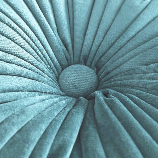 Unyqoos® Rond decoratief pompoenkussen met fluwelen hoes voor diverse interieurstijlen in huis en auto