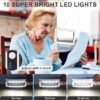 Unyqoos® Draagbare leesloep met LED-verlichting en verstelbare helderheid voor comfort