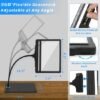 Unyqoos® 2-in-1 Vergrootglas met Verlichting en Standaard voor Leesgemak